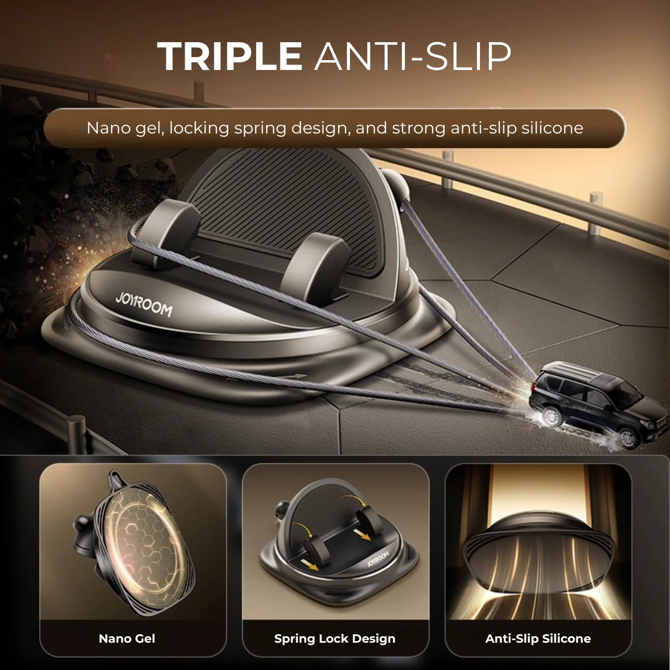 SpinHold 360° Rotating Car Phone Holder – Car Gear