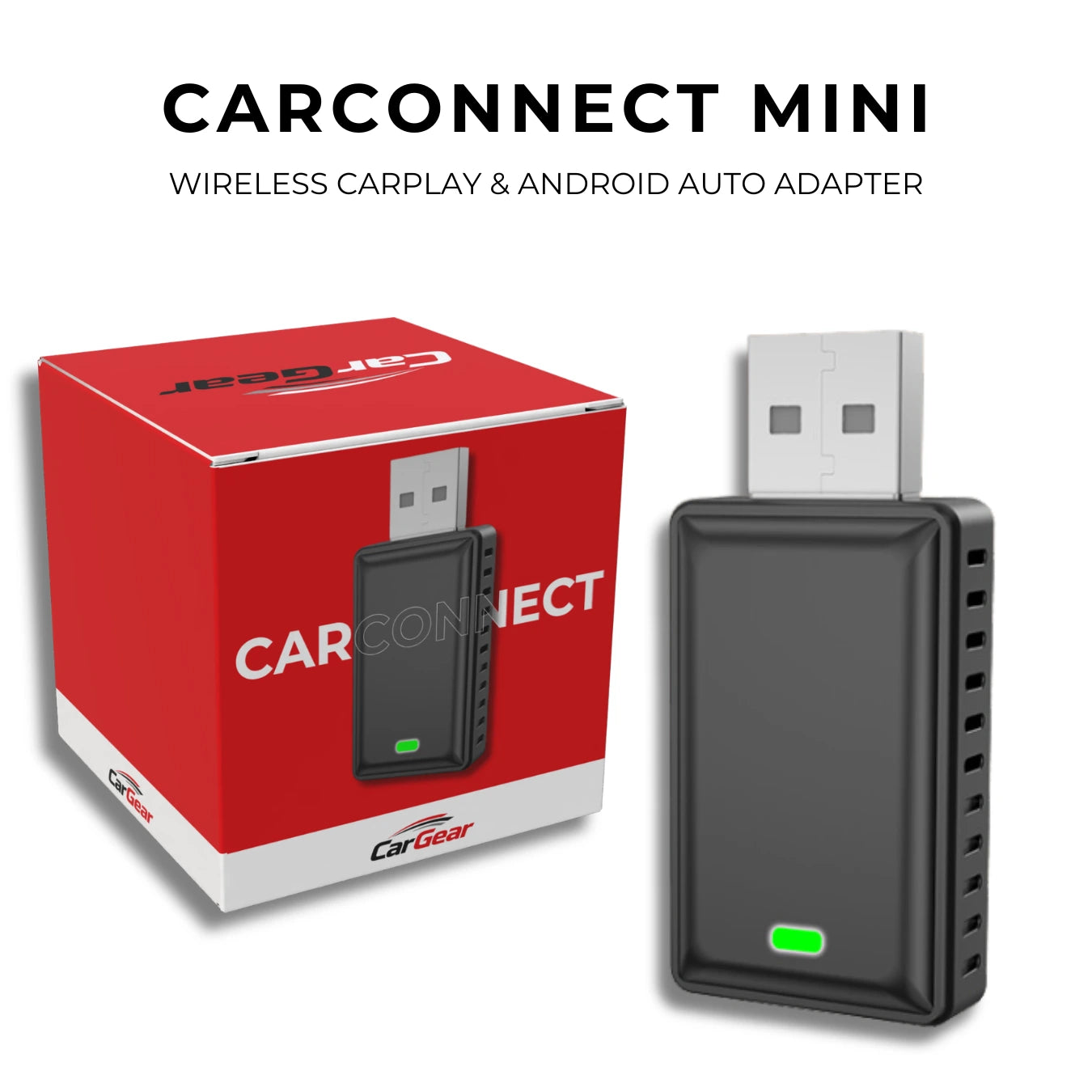 CarConnect Mini 2-in-1 Wireless CarPlay & Android Auto Adapter – Car Gear
